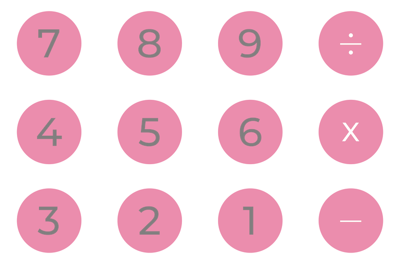 calculator numbers