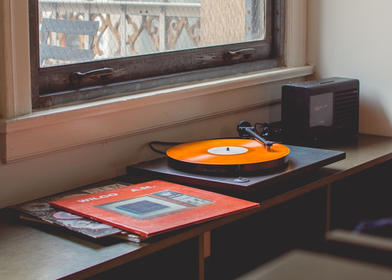 A record player an individual can use to listen to recovery songs