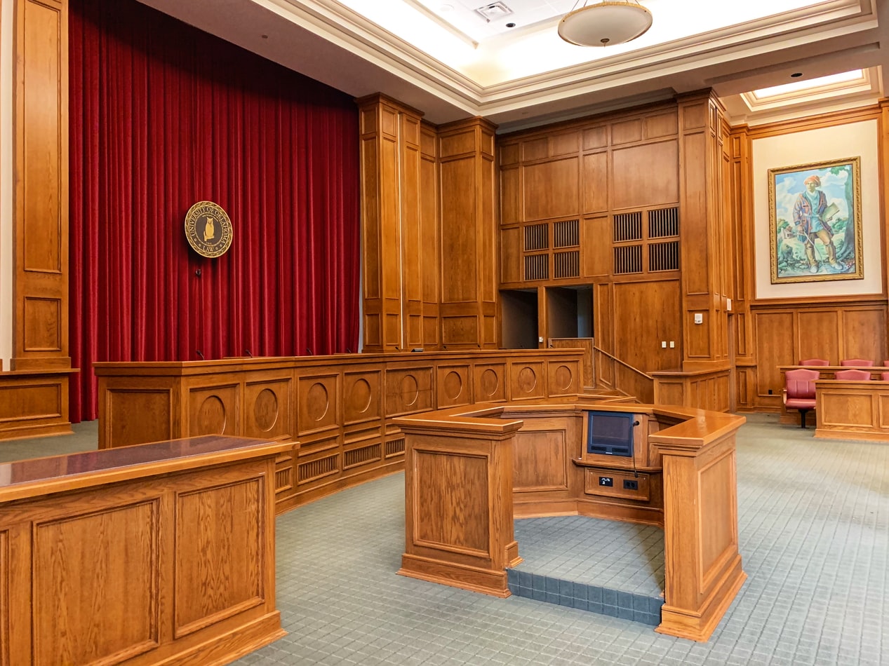 A courtroom In Oklahoma City, Oklahoma