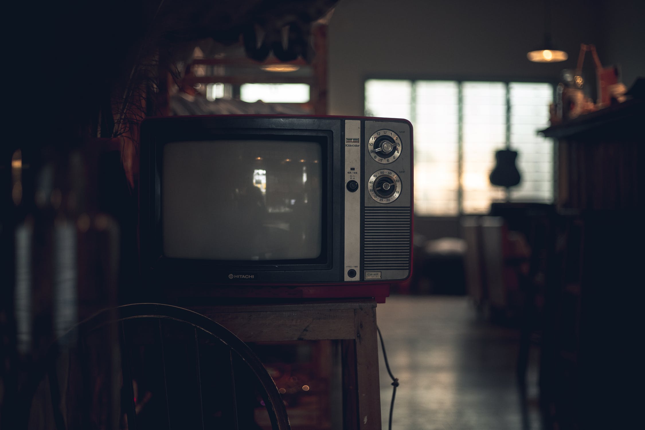 An old school television
