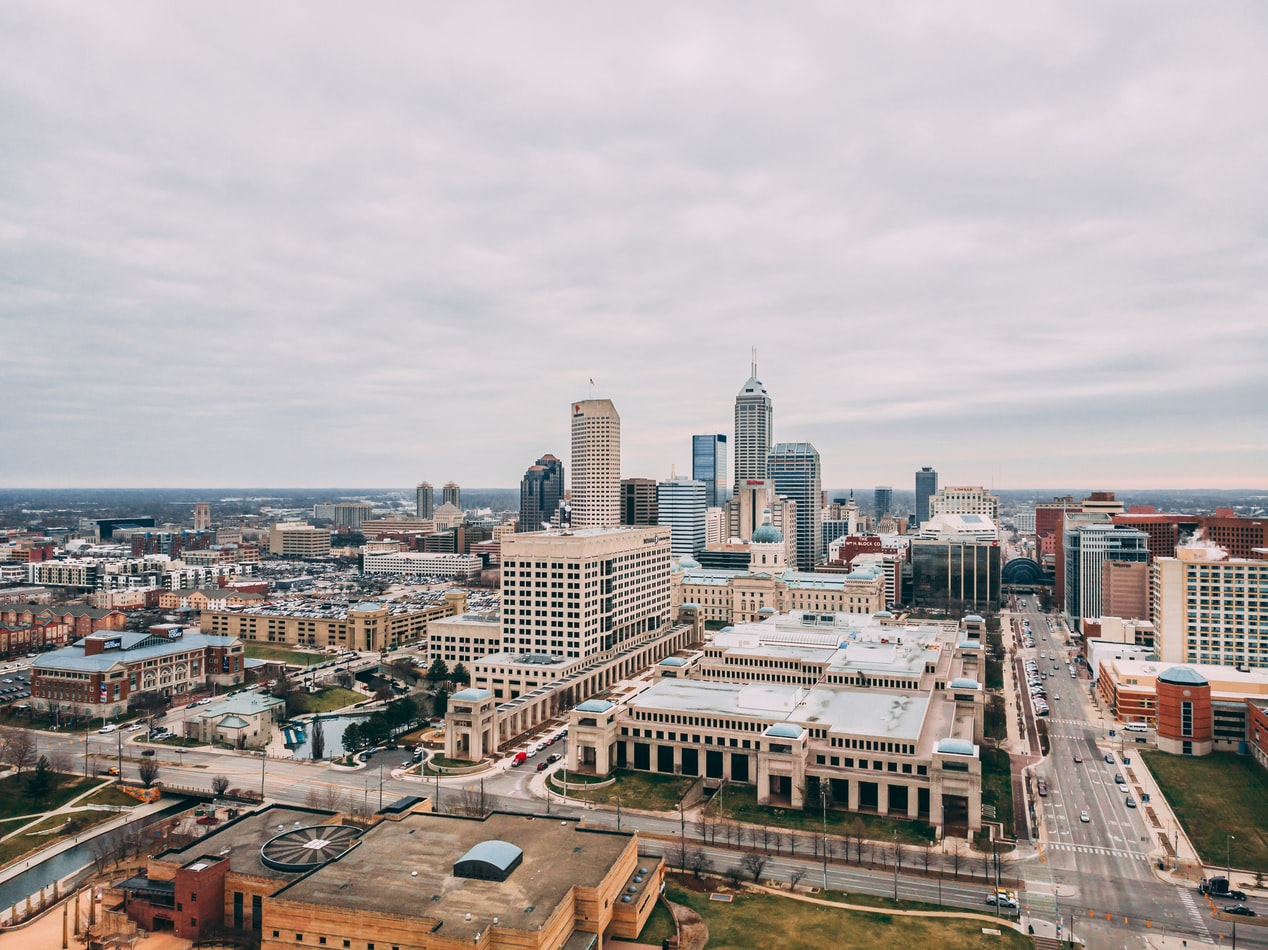 A view of Indianapolis. There are a wide array of addiction services in Indiana