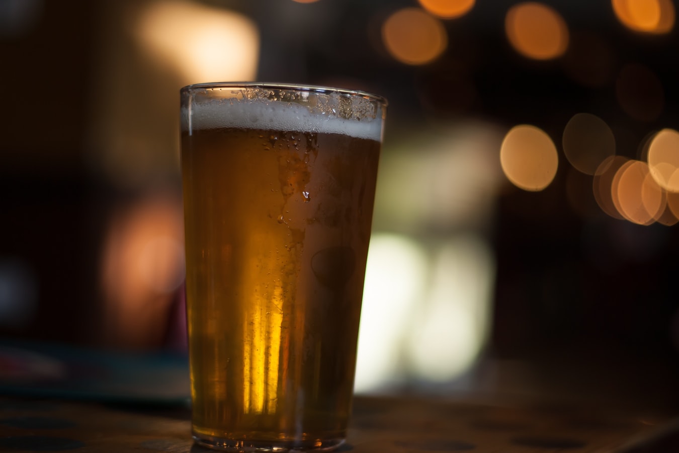 A pint of beer. The legal limit of alcohol in the state of Indiana is 0.08