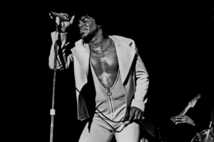 James Brown performing in 1973