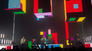 The 1975 performing live