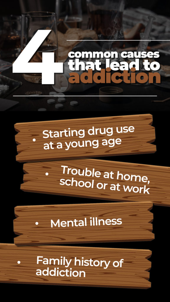 4 common causes that lead to addiction