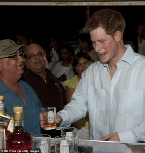 Prince Harry partying in Belize back in 2002 with more alcohol and possibly indulging in cocaine.