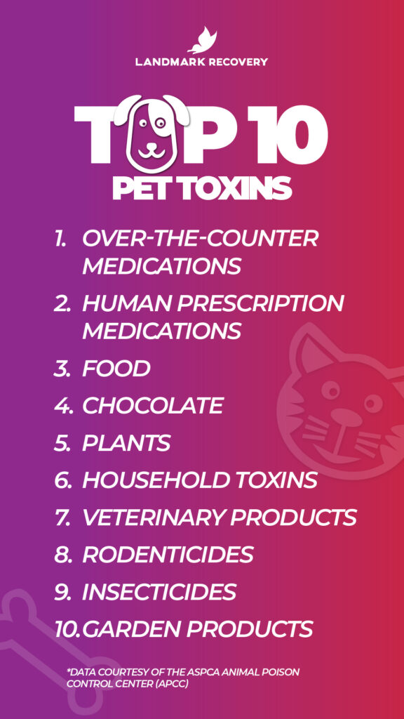 Top 10 pet toxins from the APSCA Animal Poison Control Center