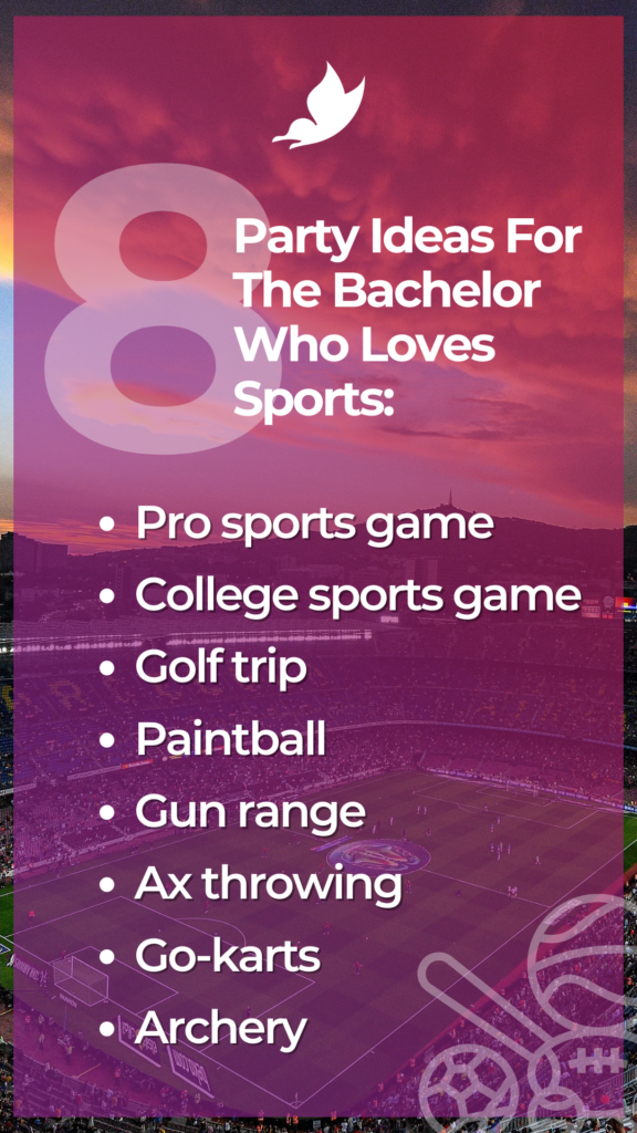 8 bachelor party ideas for grooms who love sports