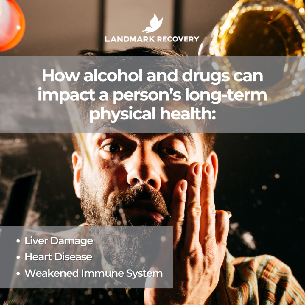 Physical Health Effects of Alcohol and Drug Use