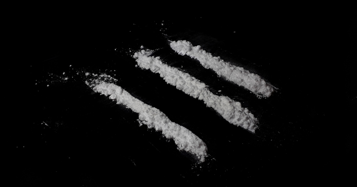 three lines of cocaine