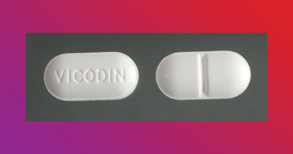 a 5mg m367 pill of brand name hydrocodone acetaminophen vicodin