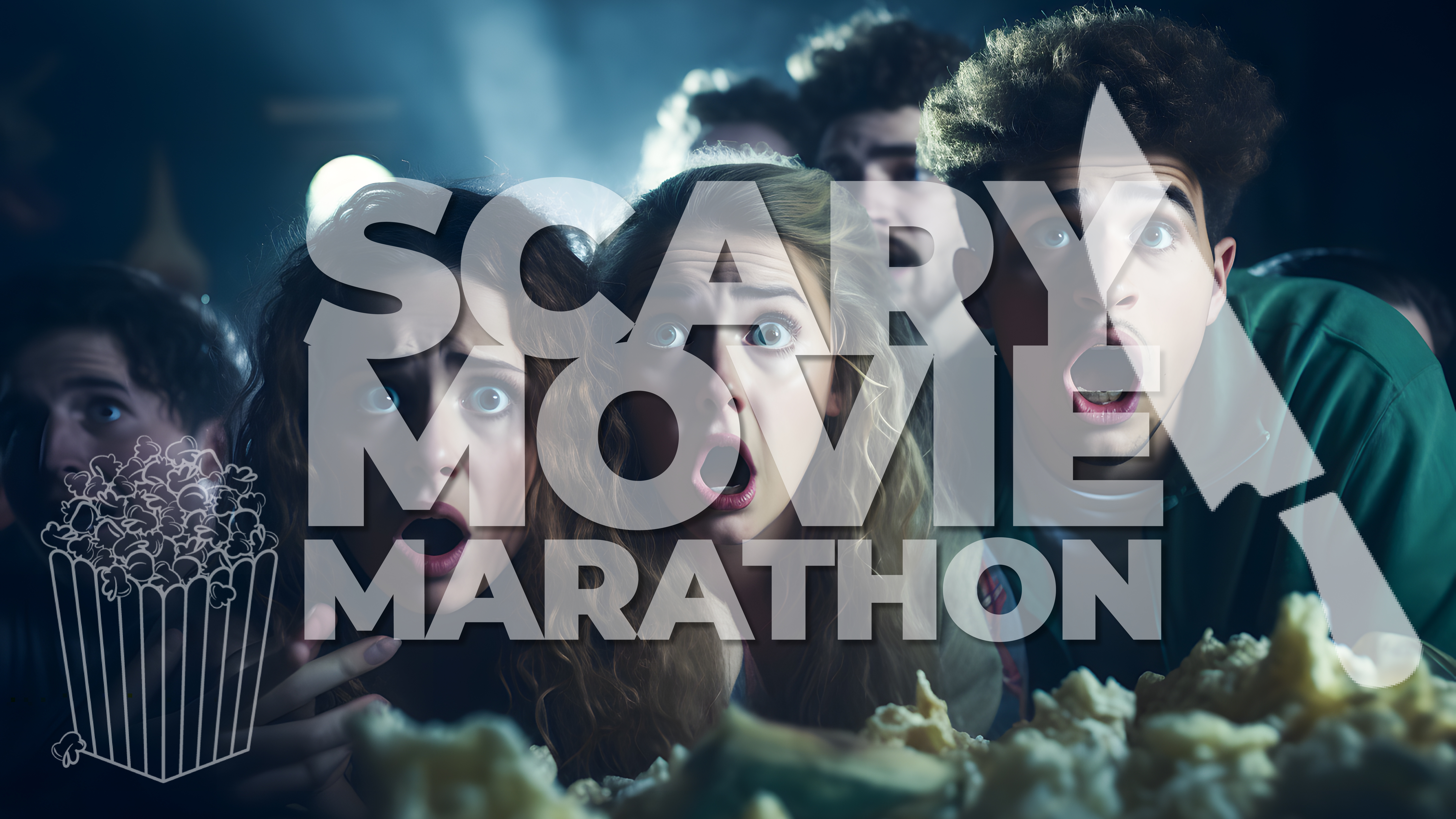 scary movie marathon for halloween and sober october thumbnail
