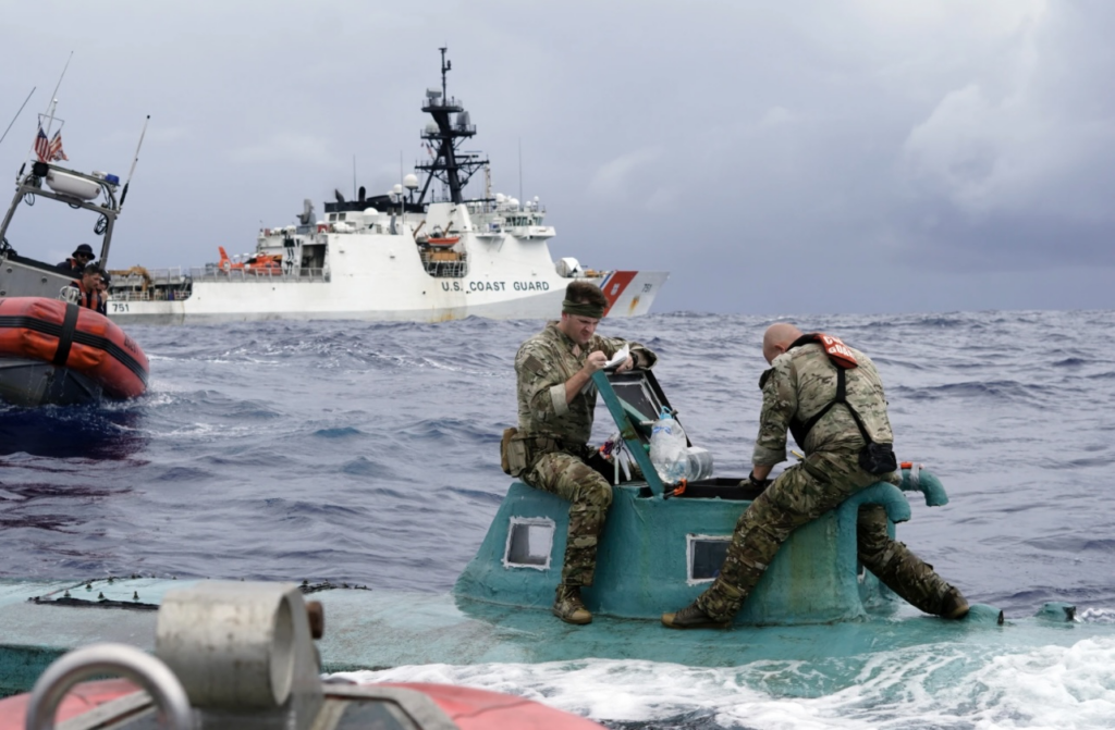 Narcosubmarine seized off the coast of the US, courtesy of Bill Loucks