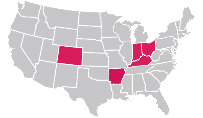 landmark recovery locations map